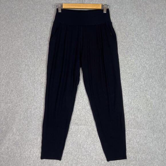 Vuori Navy Blue Ribbed Lux At Ease Harem Jogger High Waisted Pant Size XS - Picture 1 of 14